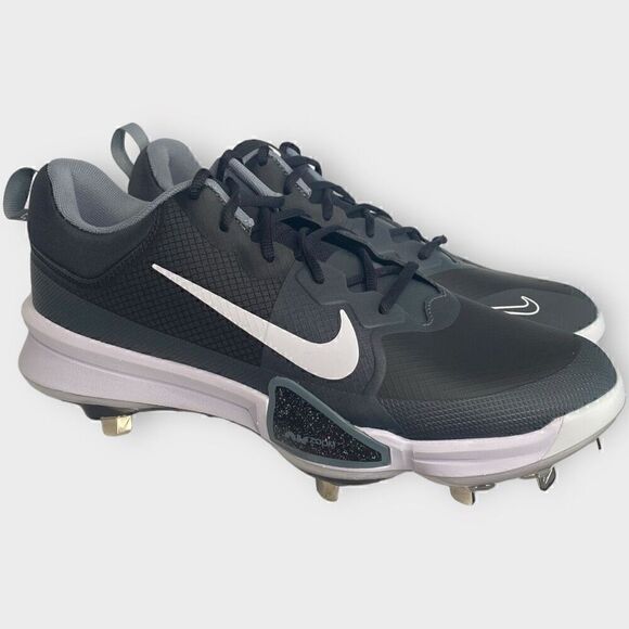 Nike Force Zoom Trout 9 Baseball Cleats Black White FB2907-001 Mens size 9 New main image 7